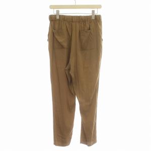 Deuxieme Classe イージーパンツ テーパード パンツ 38 M 茶 ブラウン