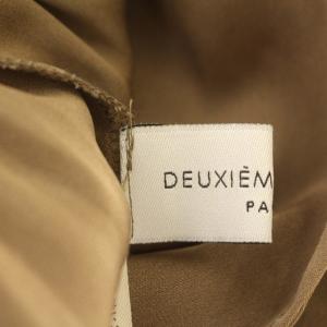 Deuxieme Classe イージーパンツ テーパード パンツ 38 M 茶 ブラウン