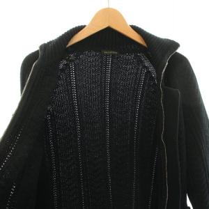 VALENTINO ニットカーディガン ニットジャケット アウター トグルボタン ウール カシミヤ混 M 黒 ブラック /YT