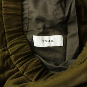 WELLDER Puckering Trousers パッカリング トラウザーズ イージーパンツ ジップフライ シルク混