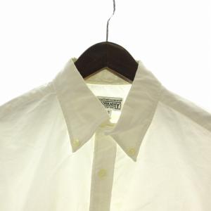 Engineered Garments WORKADAY ボタンダウンシャツ カジュアル 長袖 S 白 ホワイト