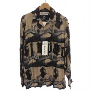 19SS HAWAIIAN SHIRT 天国東京地獄絵図 アロハシャツ 半袖 総柄