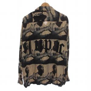 WACKO MARIA GUILTY PARTIES 2PAC L/S HAWAIIAN SHIRT XL