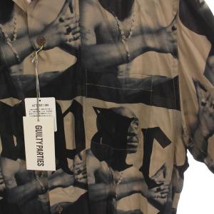 WACKO MARIA GUILTY PARTIES 2PAC L/S HAWAIIAN SHIRT XL