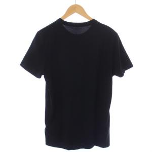 VERSACE Tシャツ カットソー 半袖 クルーネック メデューサ プリント S 黒 ブラック A88659