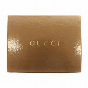 GUCCI カードケース シェリーライン GGスプリーム 名刺入れ PVC 茶 ブラウン