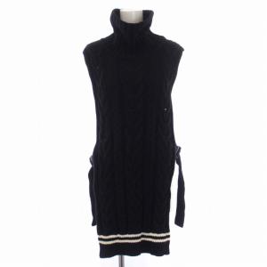 ヨウジヤマモト 22AW WOOL CABLE KNITTED WEARABLE PONCHO ニット ベスト プルオーバー