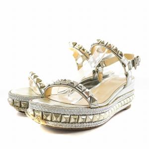 カタクロウ サンダル ストラップ スタッズ 35 22.0cm シルバー色 /AN4