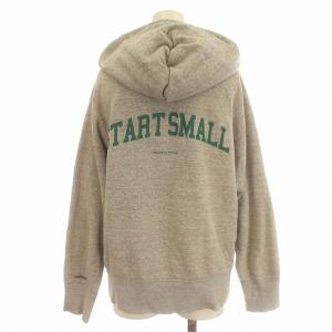 AMERICANA パーカー スウェット ジップアップ バックプリント M グレー