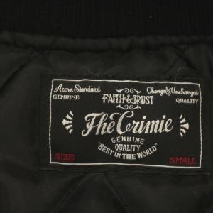 CRIMIE realized works スタジャン スタジアムジャンパー ウール 刺繍 S グリーン 緑 黒