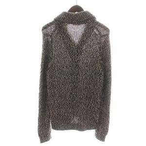 Cruciani ニットカーディガン 46 ブラウン ブラック