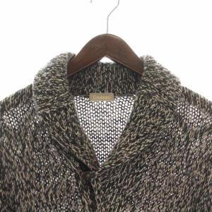 Cruciani ニットカーディガン 46 ブラウン ブラック