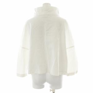 ENFOLD カットソー ボトルネック 七分袖 38 M 白 ホワイト