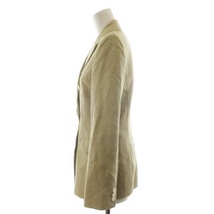 ANAYI テーラードジャケット ダブル 麻 リネン 36 S ベージュ