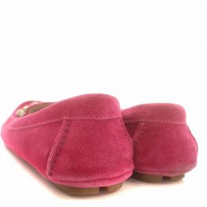 miumiu スリッポン スエード ビジュー ローファー 37 24cm ピンク /G