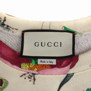 GUCCI 19SS フローラルプリント スウェット S マルチカラー