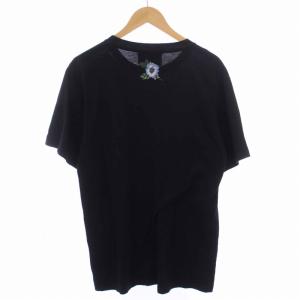 GUCCI Tシャツ USED加工 ロゴ XS ブラック