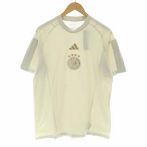 タグ付き DFB CO TEE Tシャツ カットソー ロゴ刺繍 半袖 XL アイボリー HF3984 /KL