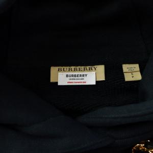 BURBERRY 19SS パーカー フーディー プルオーバー S ブラック 4548304