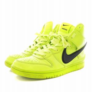 NIKE × AMBUSH DUNK HIGH FLASH LIME スニーカー