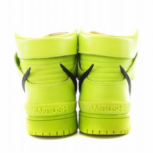 NIKE × AMBUSH DUNK HIGH FLASH LIME スニーカー