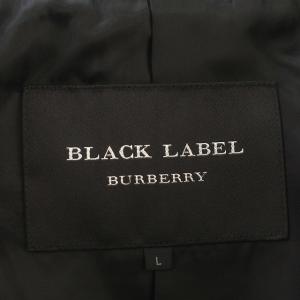 BURBERRY BLACK LABEL チェスターコート ウール コート L 青 ブルー