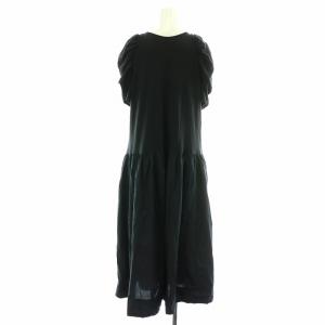 Merlette アーケインドレス ARCANE DRESS ワンピース ロング ミモレ フレア ギャザー 半袖 切替 XS
