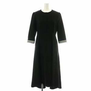 ワンピース ボーダー 38 ブラック ホワイト