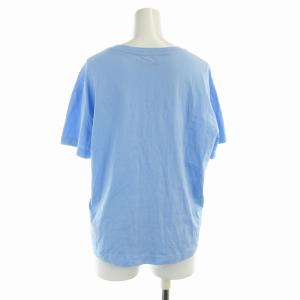 A.P.C. Tシャツ カットソー ロゴ プリント 半袖 S 青 ブルー /RO