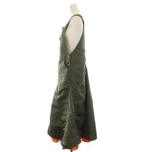 MADISONBLUE 22SS JUMPER SKIRT MAXI NY TWILL ワンピース ロング 1 カーキ