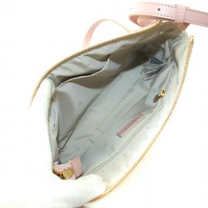 agnes b. ショルダーバッグ カウレザー ピンク