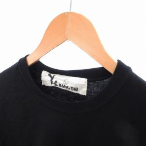 Y's ヨウジヤマモト BANG ON Tシャツ カットソー アニマルプリント クルーネック 半袖 2 M 黒 ブラック