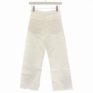CELERI Deuxieme Classe 取り扱い 22SS WHITE デニムパンツ ジーンズ ジップフライ 34