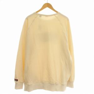 NANGA 23AW エコハイブリッドボックスロゴスウェットシャツ スウェット トレーナー ポケット付 XL アイボリー 白