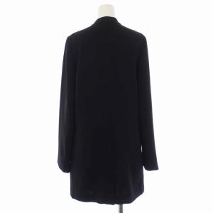 Theory SYNTHETIC CREPE WINOLA ノーカラージャケット 2 M 黒 ブラック 01-7104110