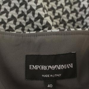 EMPORIO ARMANI ダークグレー リアルムートン