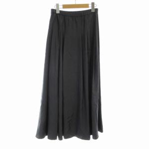 Spick&Span 22AW キュプラフィブリルフレアスカート マキシ ロング 38 M グレー