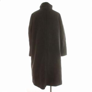 Steven Alan MELTON STAND FALL COLLAR COAT ウール コート スタンドカラー ロング S グレー