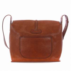 ショルダーバッグ 斜めがけ レザー 茶 ブラウン（2024/10/07買取  