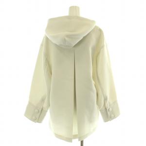 ADORE 21SS トリプルクロスパーカー プルオーバー ハーフジップ 長袖 38 M 白 ホワイト 531-1110006