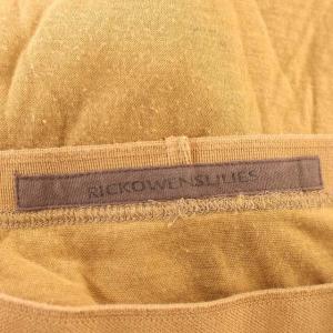 Rick Owens Lilies スカート ロング タイトスカート 薄手 スリット カットオフ 40 M ベージュ