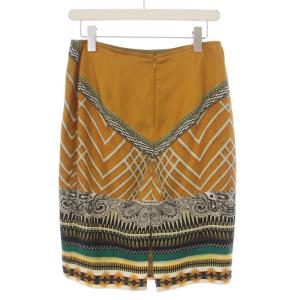ETRO タイトスカート ひざ丈 総柄 42 L マルチカラー /BM