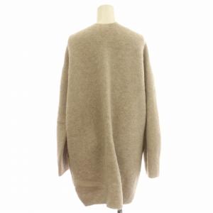 unfil stretch superkid mohair cardigan モヘヤ カーディガン ニット ロング 1 S グレージュ