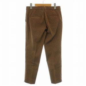 ETRO スラックスパンツ ジップフライ 総柄 刺繍 40 M マルチカラー /NW2