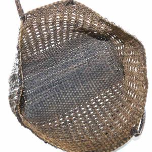 Dragon Diffusion カナージュ CANNAGE トートバッグ レザー メッシュ 編み込み ダークブラウン