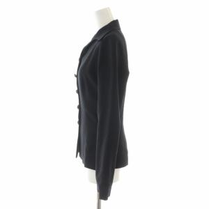 SYBILLA シャツジャケット ノーベント ラグランスリーブ ウール 40 M 黒 ブラック