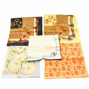 CELINE FENDI 17枚セット ハンカチ ロゴ マルチカラー