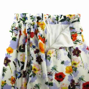 EPOCA THE SHOP フレアスカート ミモレ ロング 花柄 38 S マルチカラー