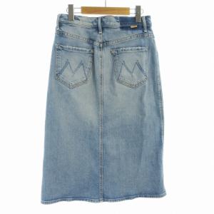 MOTHER SUPERIOR タイトスカート ミモレ ロング デニム 青 ブルー