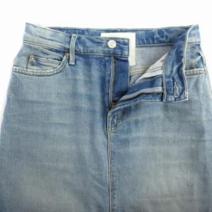 MOTHER SUPERIOR タイトスカート ミモレ ロング デニム 青 ブルー